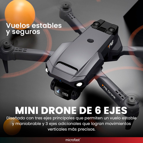 Imagen 8 de 10 de Mini Drone Foldable Control Remoto Wifi 2.4gz Giro 360º