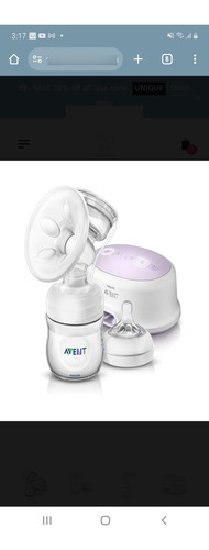 Repuesto Extractor Electrico Avent Original Y Biberon