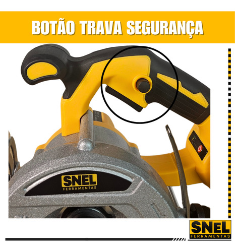 Serra Mármore Sem Fio A Bateria Portátil Recarregável Amarelo Profissional 125mm 3 Velocidades 21v Snel Ferramentas