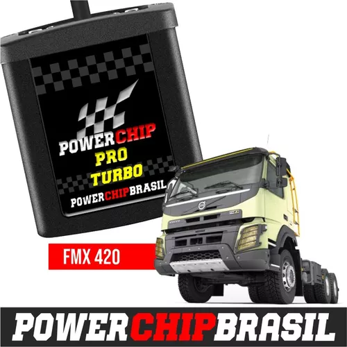 Chip Potência Caminhao Volvo Fmx 500 + 50cv+ 20% Torque