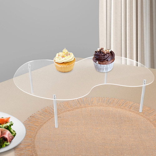1 Juego De Soportes Acrílicos Para Tartas Y Postres, Set