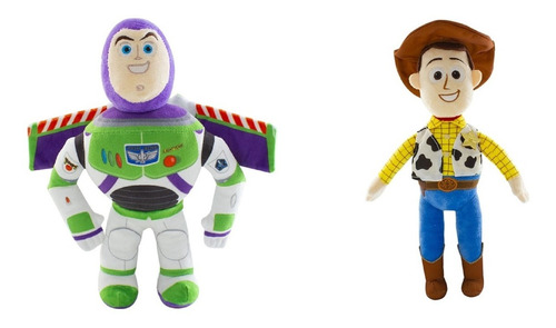 Combo X 2 Peluches Woody Y Buzz Lightyear De Disney