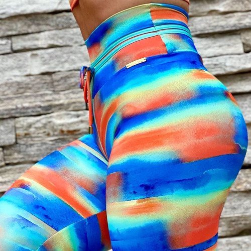 Imagem 3 de 5 de Legging Com Franzido Empina Bumbum Calça De Ginástica 923