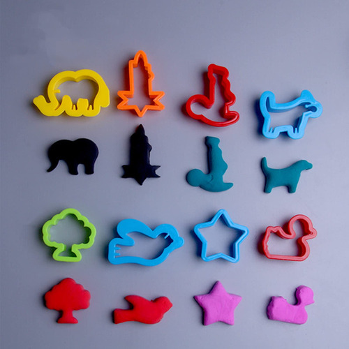Fe Juego De Herramientas Play Dough: Moldes, Rodillos Y
