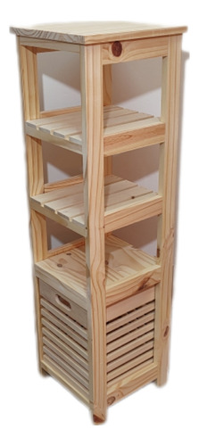 Organizador Baño Cocina Lavadero Multiuso Cajon 4 Estantes 