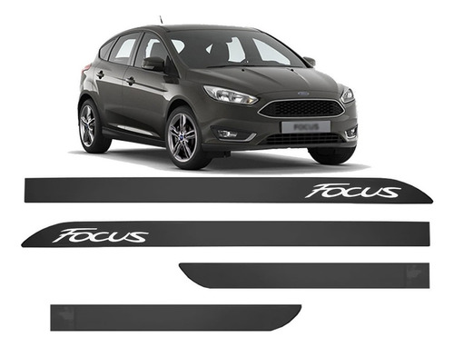 Jogo De Friso Lateral Ford Focus Cinza Novara 2011/2012