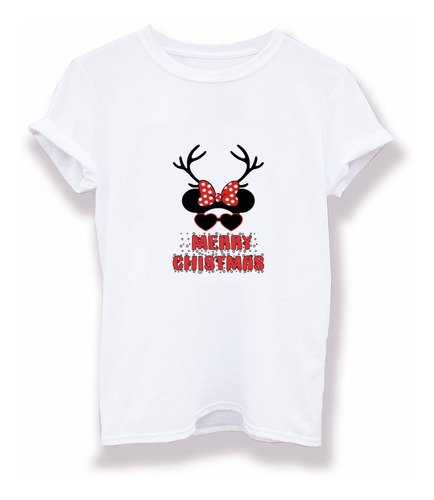Imagen 2 de 9 de Playera Navideña Minnie Mouse