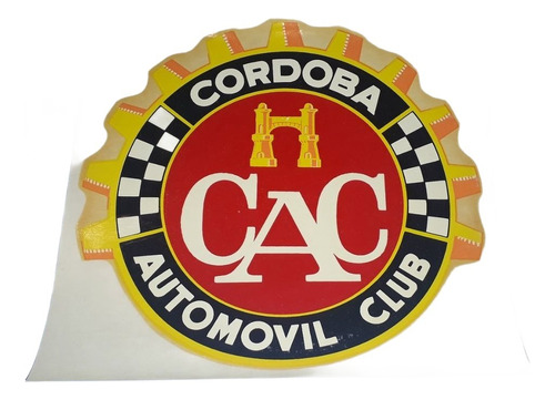 Calcomanía Antigua Al Agua Córdoba Automóvil Club