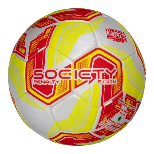 Bola Society Penalty Storm Dt X 5108781690-u Cor Branco