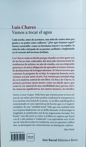 Vamos A Tocar El Agua - Luis Chaves / Seix Barral (Usado)
