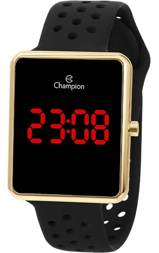 Relógio Champion Masculino Digital Led Preto Ch40081v