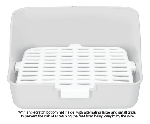 Bandeja Higiénica De Plástico Abs Rabbit Toilet Para Animale