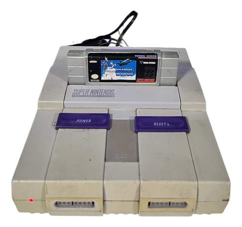 Super Nintendo Fat Com Jogo + Controle Cinza (Recondicionado)