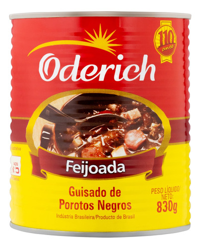 Feijoada Pronta Oderich Lata 830g