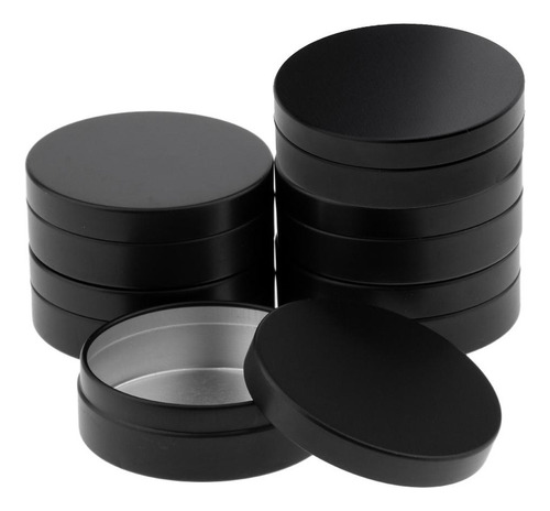 6 Piezas Negro Vacío Crema Vacío Con Tapa