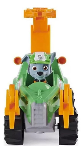 . Vehículo Paw Patrol Dino Rescue Rocky Deluxe Rev Up
