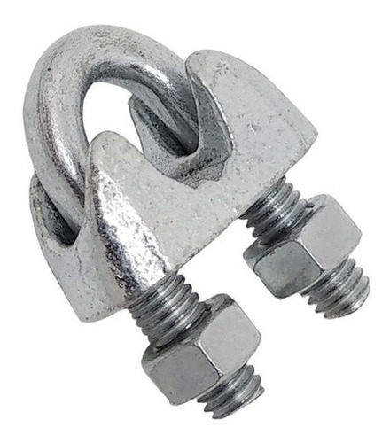 Grampa Prensacable Acero 5/8'' 16 Mm Galvanizadas 10 Unidad