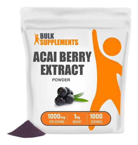 Bulk Supplements | Extracto Bayas Acai | 1kg | 1000 Servicio