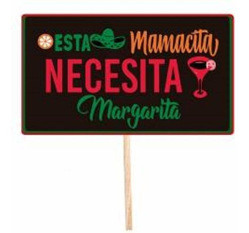 10 Letreros Selfie Surtidos Fiesta Mexicana Viva México