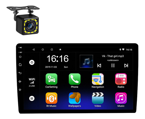 Pantalla Autoestéreo Cámara Estéreo Mirrorlink 2din Gps Mp5