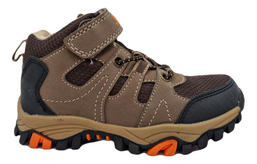 Zapatilla Niño Velcro Cafe Znc1008