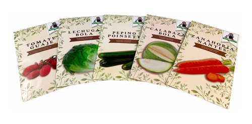 Pack Semillas Distintas Variedades. 30 Sobres