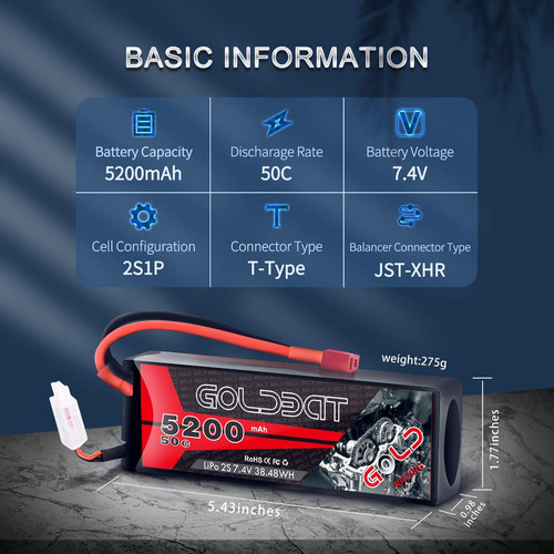Batería Lipo Rc 5200mah