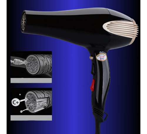 Secador Potente 4 Em 1 Max Power 6000w Salão Cabelo 110v