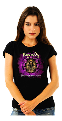 Polera Mujer Mago De Oz Que El Vi Heavy Metal Abominatron   