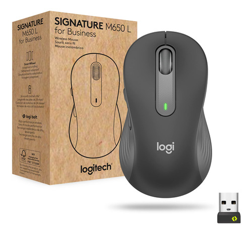 Raton Inalambrico Para Negocio Logi Bolt + Bluetooth Global