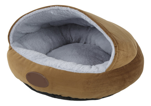 Cama Para Mascotas Semiencerrada Forma De Concha Cómoda Felp