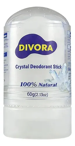 Divora Divora Desodorante Pedra Cristal Vegano Divora 60g Stick Sem C