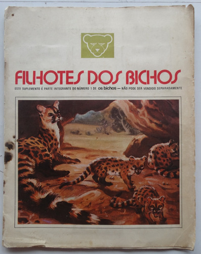 Album Figurinhas Filhotes Dos Bichos!e. Abril 1972! Completo