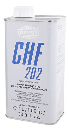 Aceite Direccion Hidraulica Pentosin Chf202 Sintetico 1 Lt