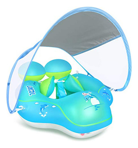 Flotador De Piscina Con Proteccion Solar Para Bebe