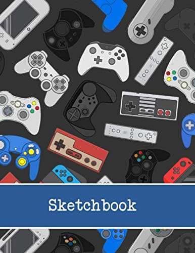 Libro: Sketchbook: Boys Sketch Book - Gaming Style Teen Boys