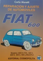 Comprar Manual De Reparación De Automoviles Fiat 600