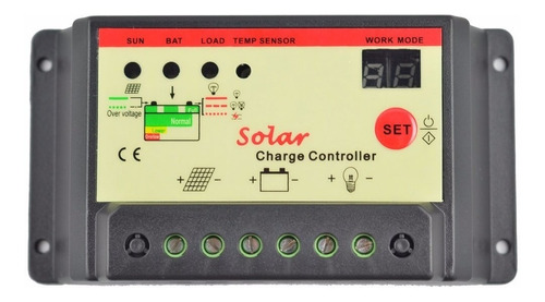 Controlador De Carga Paineis Solares Regulador De Tensão 20a