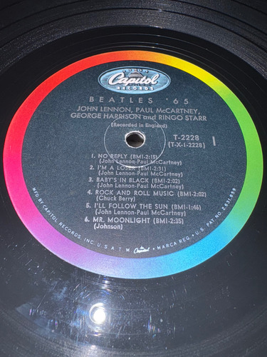 The Beatles. Beatles 65. Vinilo. Made In Usa (Usado)