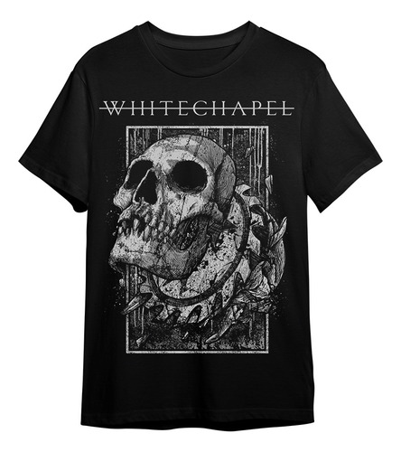 Polera Whitechapel - Saw & Skull - Holy Shirt
