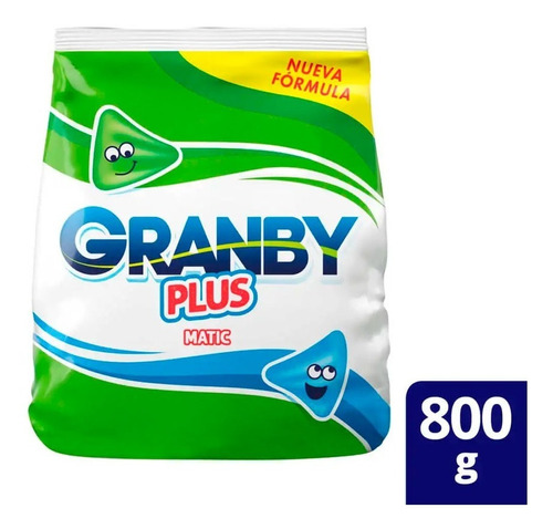 Jabon En Polvo Granby Plus Matic X 800 Gr