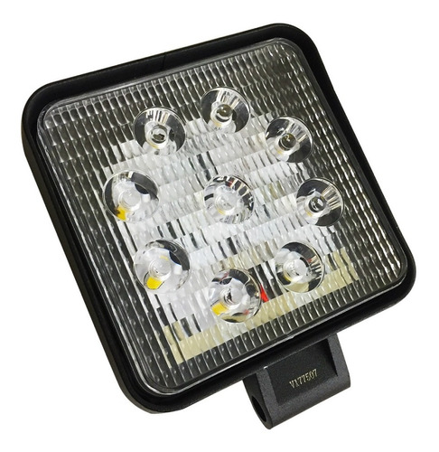 Farol De Milha Led Quadrado 27w Troller Jeep Bivolt Caminhão