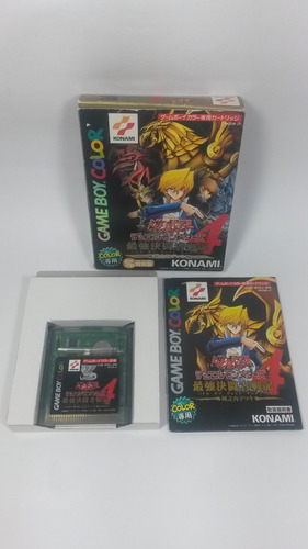 Gbc Game Boy Color Yu Gi Oh! Duel Monster 4 En Caja Japan