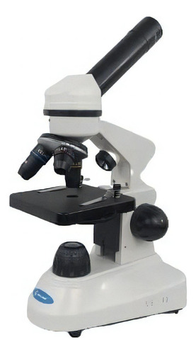 Microscopio Basico Escolar Ve-j1 Color Blanco/negro
