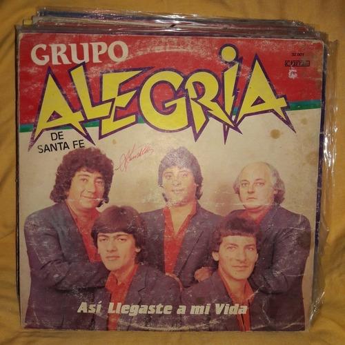 Vinilo Grupo Alegria Asi Llegaste A Mi Vida Aaaaa C2