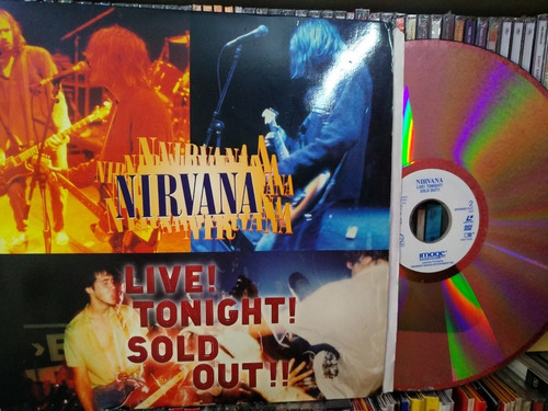 Nirvana Live Tonight! Sold Out !! Laser Disc Importado