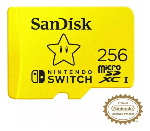 . Memoria Micro Sd Xc 4k 256 Gb Sandisk Nintendo Switch Lite