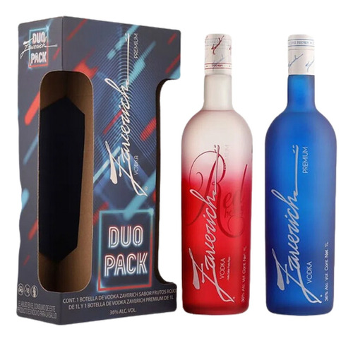 Vodka Zaverich Duo Pack 1l