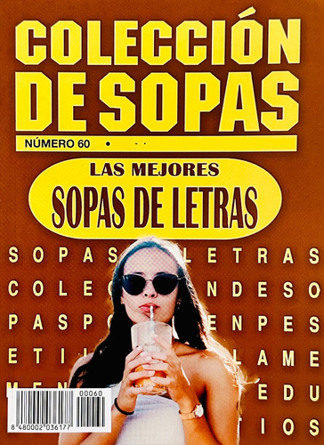 Sopas De Letras Colección De Sopas N° 60 - 200 Paginas