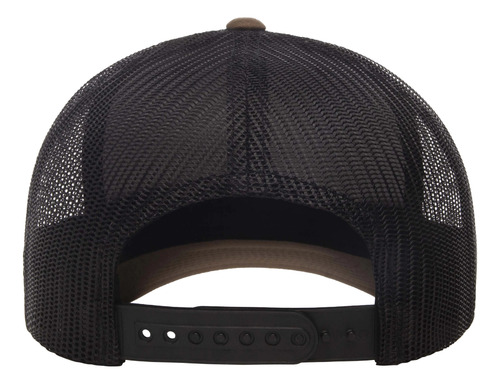 Gorras Ariat Vaqueras Hooey Trucker Bordadas Ranch Kimes 3d Cafe/negro Ajustable Lisa